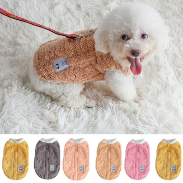 Fleece Dog Pullover – Warm Winter Coat for Small Pets
