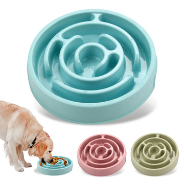 Slow Feeder Bowl – Fun Anti-Gulping Dog Dish