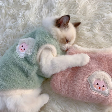 Warm Kitten Clothes – Winter Sweater & Vest for Small Cats