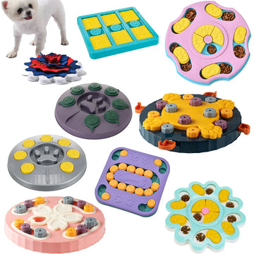 Smart Feeder Puzzle for Dogs – Fun Food Game That Slows Down Eating & Boosts Your Pet’s IQ – Great for Cats Too!