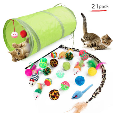 Cat Toy Variety Pack – 5-in-1 Fun Set for Kittens