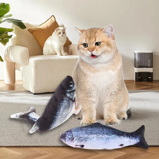 Electric Fish Toy – USB Rechargeable for Cats & Dogs