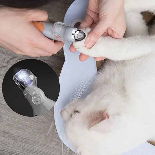 Pet Nail Clipper with LED Light – For Cats & Dogs