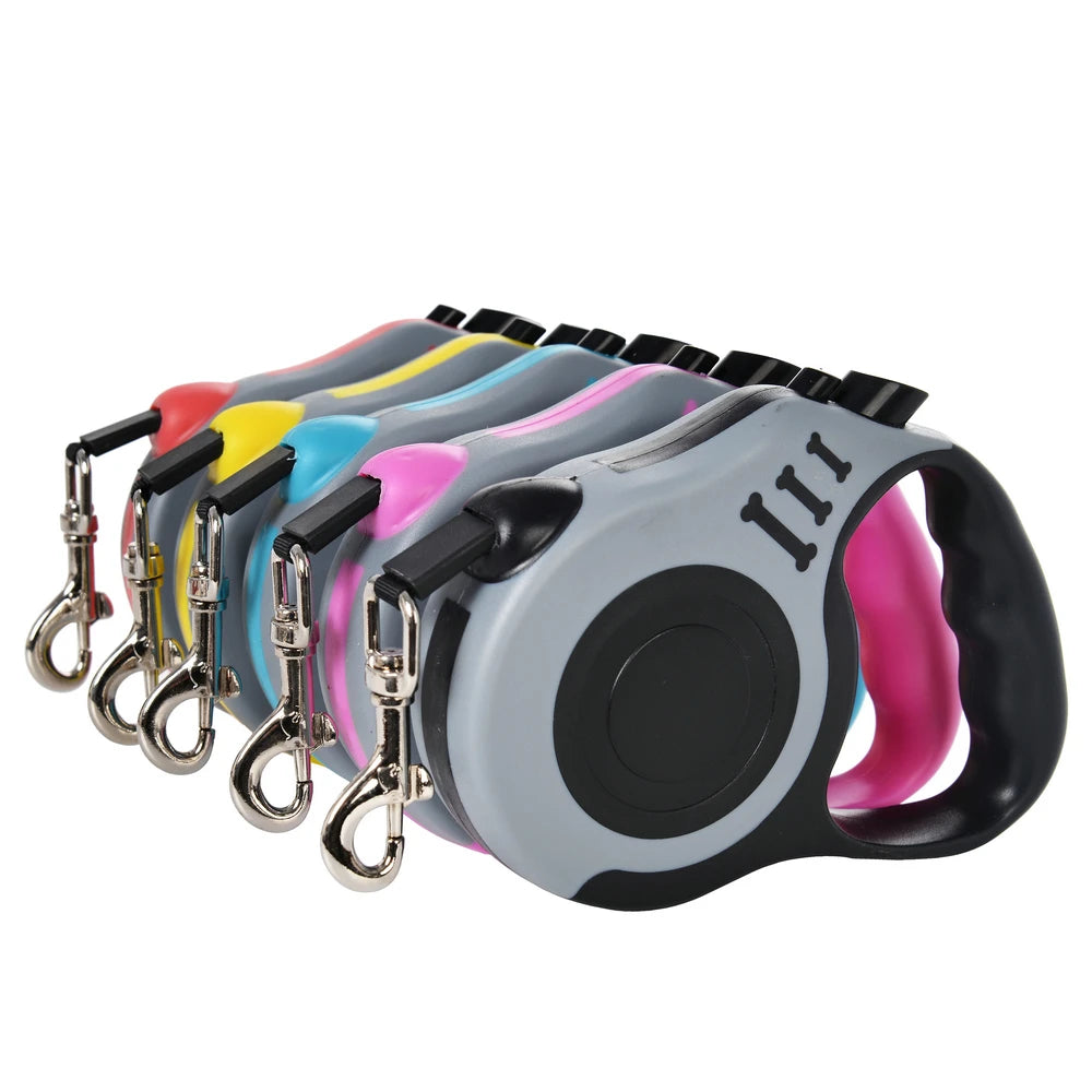 Retractable Dog Leash – 3m & 5m for Small Dogs & Cats