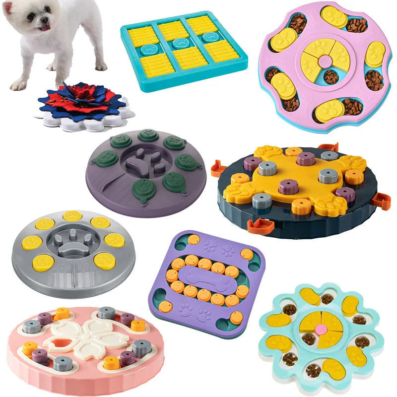 Smart Feeder Puzzle for Dogs – Fun Food Game That Slows Down Eating & Boosts Your Pet’s IQ – Great for Cats Too!