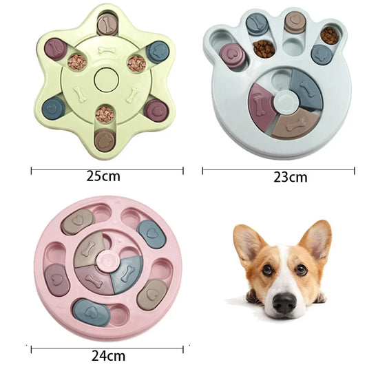 Smart Feeder Puzzle for Dogs – Fun Food Game That Slows Down Eating & Boosts Your Pet’s IQ – Great for Cats Too!
