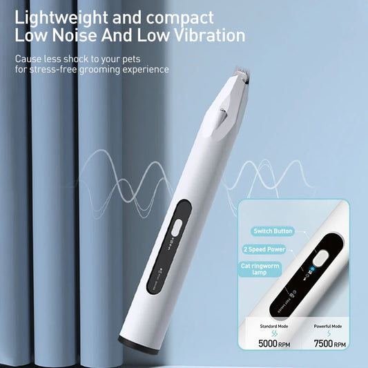 Rojeco Dog Hair Shaver – Cordless, Rechargeable Trimmer for All Breeds
