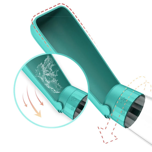 Portable Dog Water Bottle – Foldable Drinking Dispenser for Dogs & Cats
